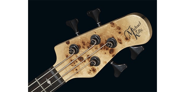 Michael Kelly Guitars / Ele Bass Pinnacle 4 Burl top act/passive split coil画像3