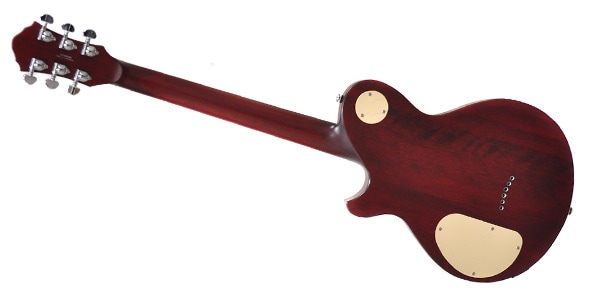 Michael Kelly Guitars / Ele Gtr Patriot Decree Open Pore Trans Red ebonyFB Slim Bod画像4