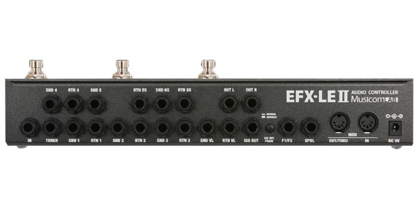 Musicom Lab EFX LEII！6ループ、小型多機能プログラマブル