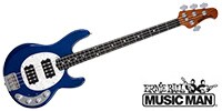 MUSICMAN StingRay Special HH Tectonic Blue Sparkle Roasted Maple Ebon