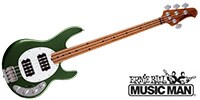 MUSICMAN StingRay Special HH Charging Green Roasted Maple Maple FB Wh