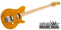 MUSICMAN Axis Super Sport HH Trem Natural Gloss Flame