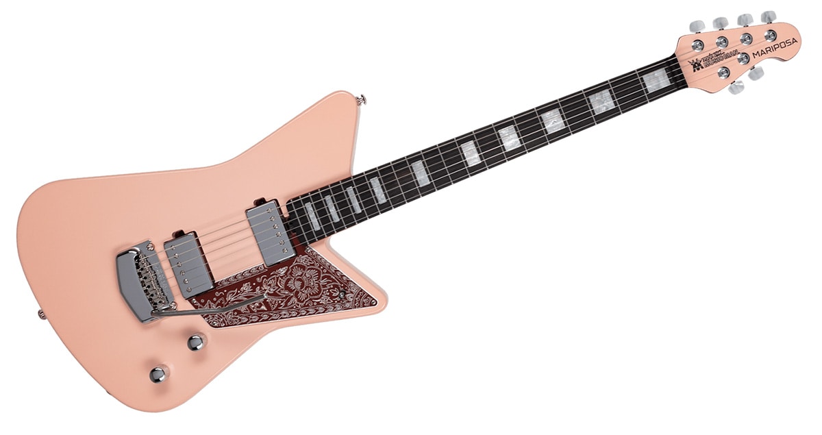 MUSICMAN/Mariposa Pueblo Pink Roasted Maple Neck Ebony Torrid PG