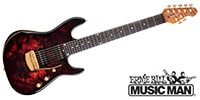 MUSICMAN Jason Richardson 7-strings Cutlass Rorschach Red