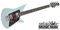 MUSICMAN Albert Lee 6 String HH Trem Powder Blue　アウトレット品