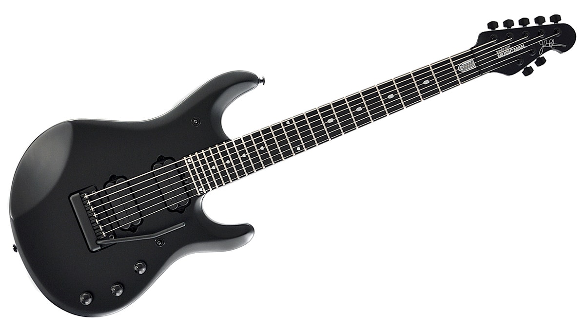 MUSICMAN/Petrucci 7 Trem Piezo Stealth Black Ebony　7弦ギター