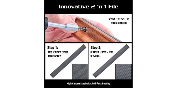MUSIC NOMAD ( ミュージックノマド )  / MN831-Fret Beveling File (B-File)-画像4