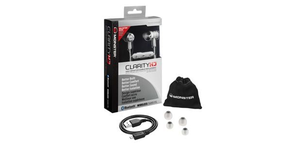 MONSTER ( モンスター )  / CLARITY HD WIRELESS ホワイト （MH CLY IE WHCR BT） 画像4