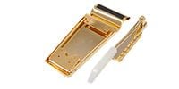 MONTREUX / Vibrola Tremolo set long Gold new