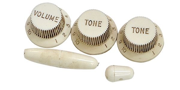 MONTREUX/62 Strat Nylon Knob set Relic [1419]