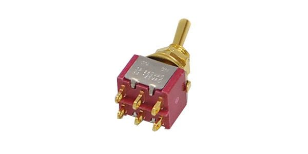 MONTREUX / Mini Switch 6P ON-ON Gold [1424] 画像2