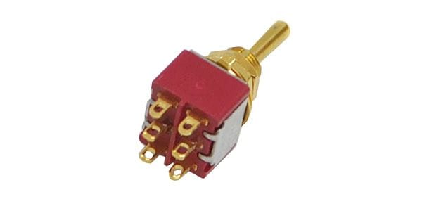 MONTREUX / Mini Switch 6P ON-ON-ON Gold [1426] 画像2