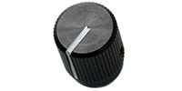 MONTREUX Black Alumite knob Small [1503]