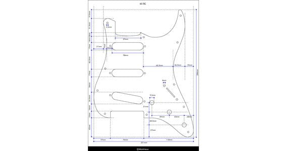 MONTREUX / 65 SC Pickguard Relic [207] 画像4