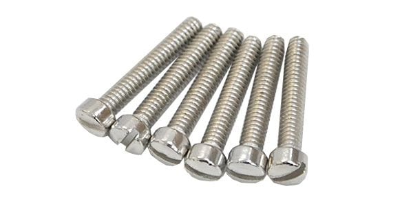 MONTREUX/HB polepiece screws inch Nickel (6) [486]