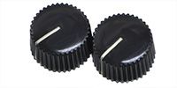 MONTREUX / Fender Amp style knob black (2) [8281]