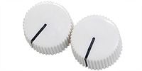 MONTREUX Fender Amp style knob white (2) [8282]