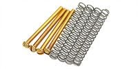 MONTREUX / HB P/U height screws slotted head inch Gold (4) [8637]
