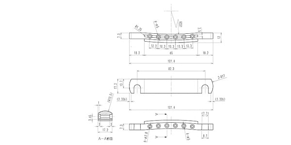 MONTREUX / Light Weight Aluminum Tailpiece Nickel ver.2[8734] 画像4