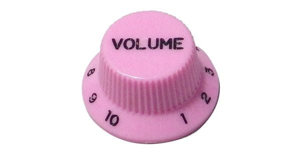 MONTREUX/Strat Volume Knob Inch Pink[8796]