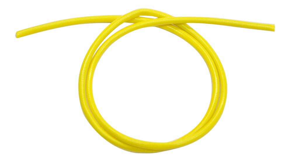 MONTREUX/NOS Yellow Rubber-Coated Cloth Spaghetti Tubing 30cm