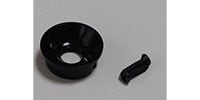 MONTREUX / Electrosocket Jack Plate gloss Black [9502]