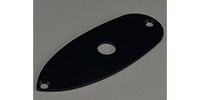 MONTREUX / Flat Jackplate for Strat Black [9511]