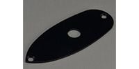 MONTREUX Flat Jackplate for Strat Black [9511]