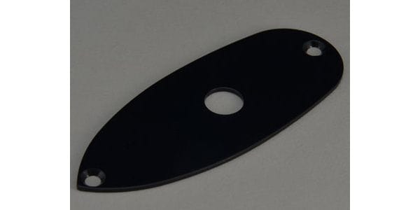 MONTREUX/Flat Jackplate for Strat Black