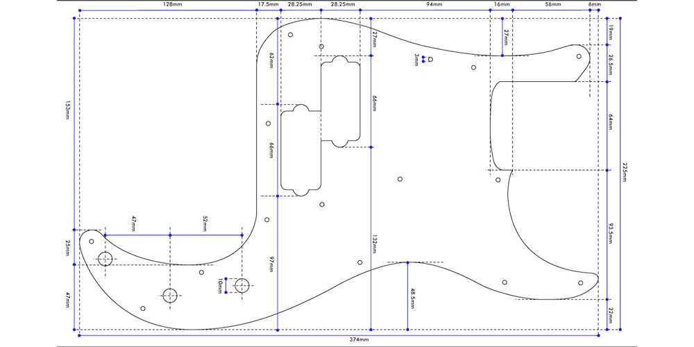 MONTREUX / Real Celluloid 62 PB pickguard relic [1403]画像2