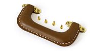 MONTREUX G&amp;G Handle (leather) Tan brass [1533]