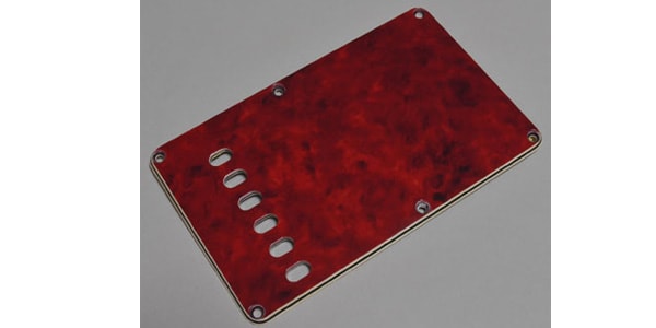 MONTREUX / Torlam tremolo back plate #5 (Red) [19198]
