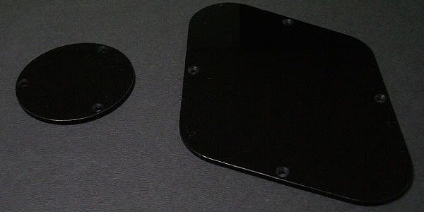 MONTREUX/Hist LP Black Backplate Set Plain [453]