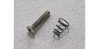 MONTREUX / Single P/U Height Screws Oval Head Inch Nickel(6) [478]