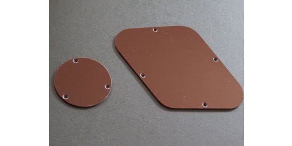 MONTREUX/Hist LP Brown Backplate Set Plain [551]