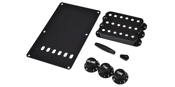 MONTREUX/Strat Black Parts Set [651]