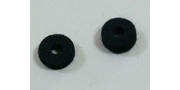 MONTREUX / Felt Strap pin cushions Black (2) [8081]