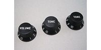 MONTREUX Strat 1V2T knob set Black [818]