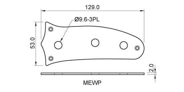 MONTREUX / MG Inch control plate CR [8235] 画像2