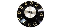 MONTREUX / Inch Sombrero Knob Volume Gold [8249]