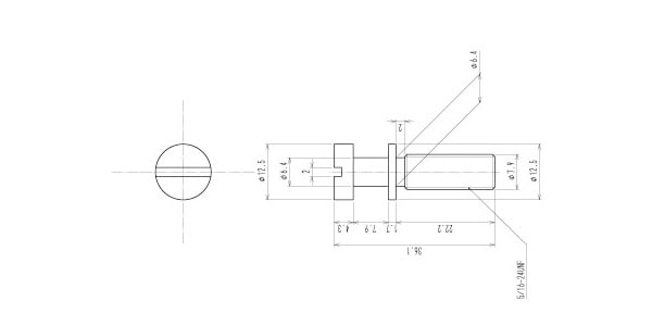 MONTREUX / Inch Studs set Nickel (2) [8274] 画像2