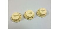 MONTREUX Strat 1V2T knob set Ivory [8572]