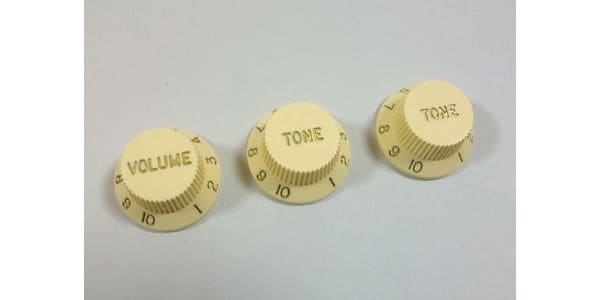 MONTREUX/Strat 1V2T knob set Ivory [8572]