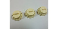 MONTREUX Strat 1V2T knob set Worn Yellow [8573]