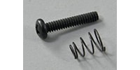 MONTREUX / Single P/U height screws inch specs Black (6) [8640]