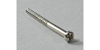 MONTREUX Inch Bass Pickup Mounting Screw thin (8) Nickel [8736]