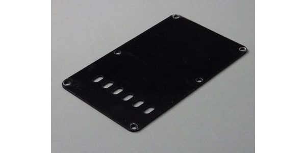 MONTREUX/USA Tremolo backplate BLACK 1PLY 1.6mm [8745]