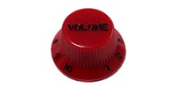 MONTREUX Strat Volume Knob Metric Red [8786]