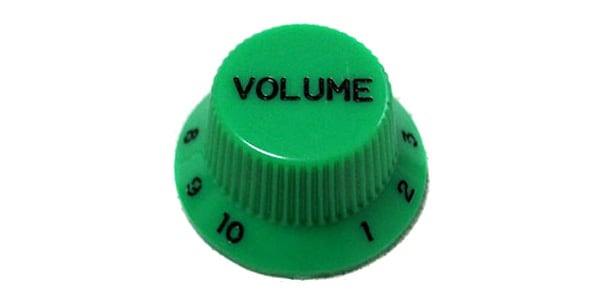 MONTREUX/Strat Volume Knob Metric Green [8787]