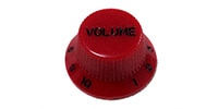 MONTREUX Strat Volume Knob Inch Red [8792]